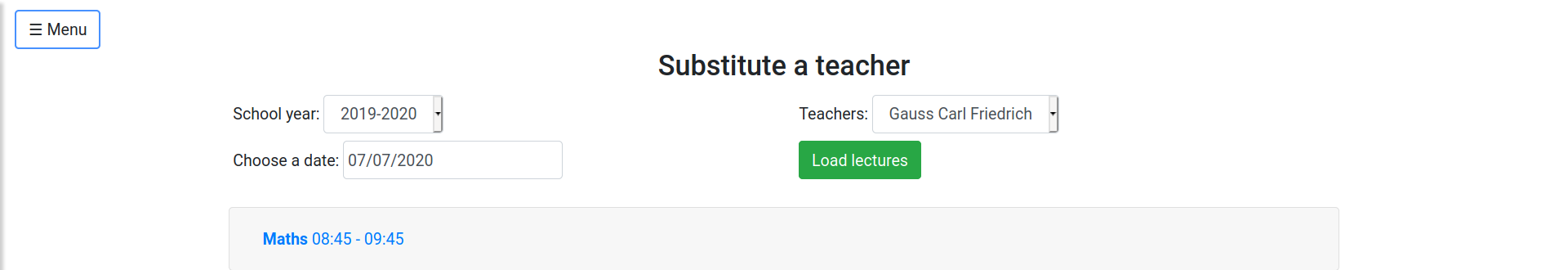 GaussSubstitution