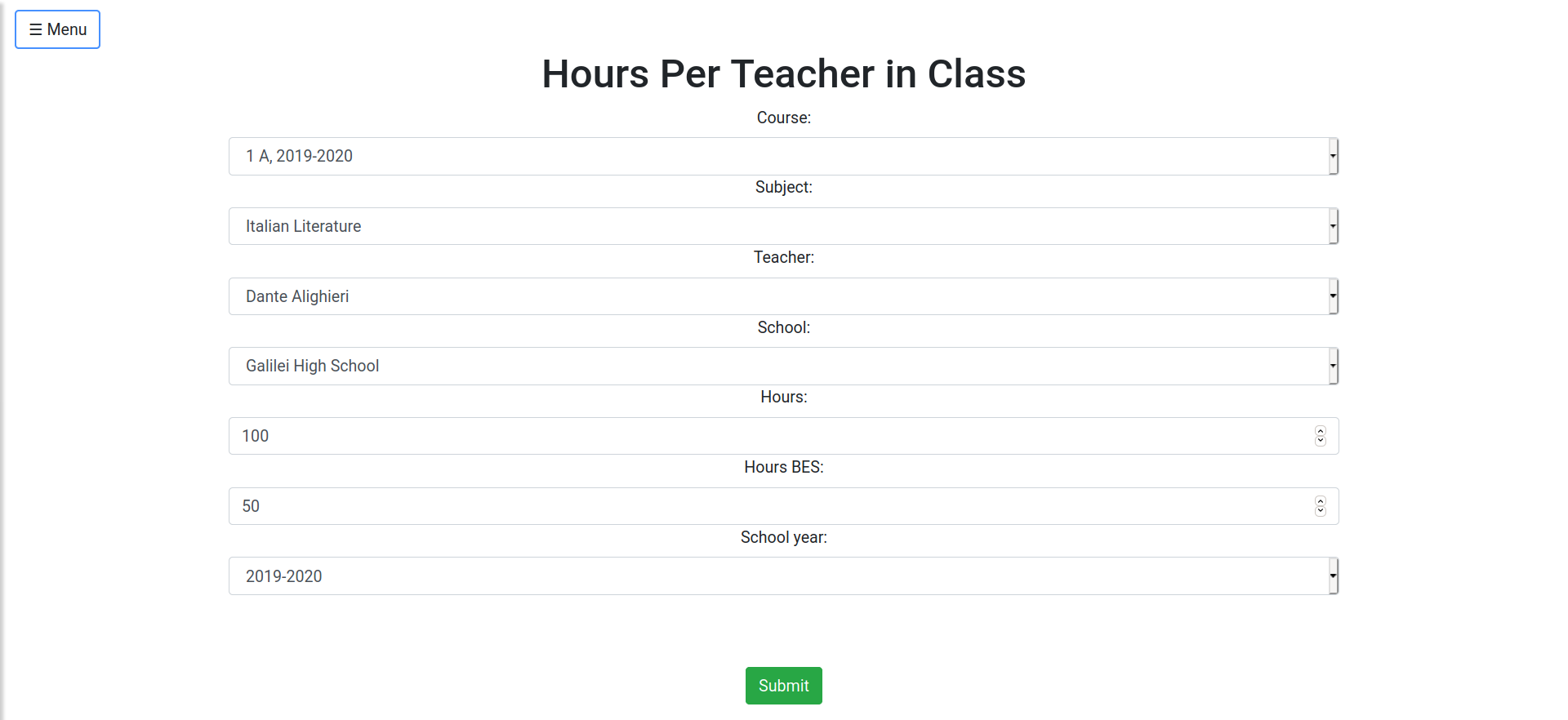 SchoolCalendar